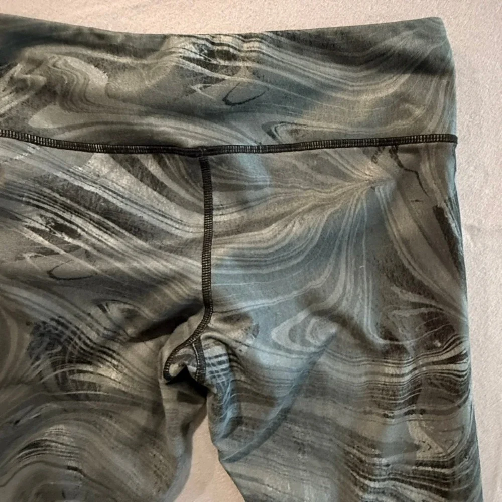 Alo Yoga Women Sz S Airbrush Full Length Legging Marble Gray